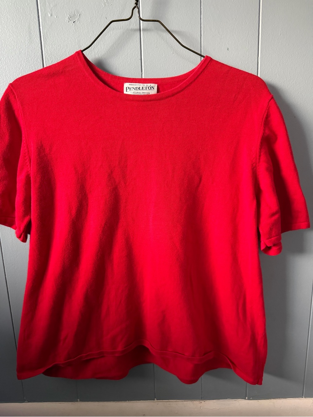 Pendleton Bright Red Short Sleeve Kids Tee